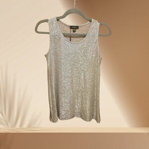 Espresso Gold Metallic Tank Top | Size S